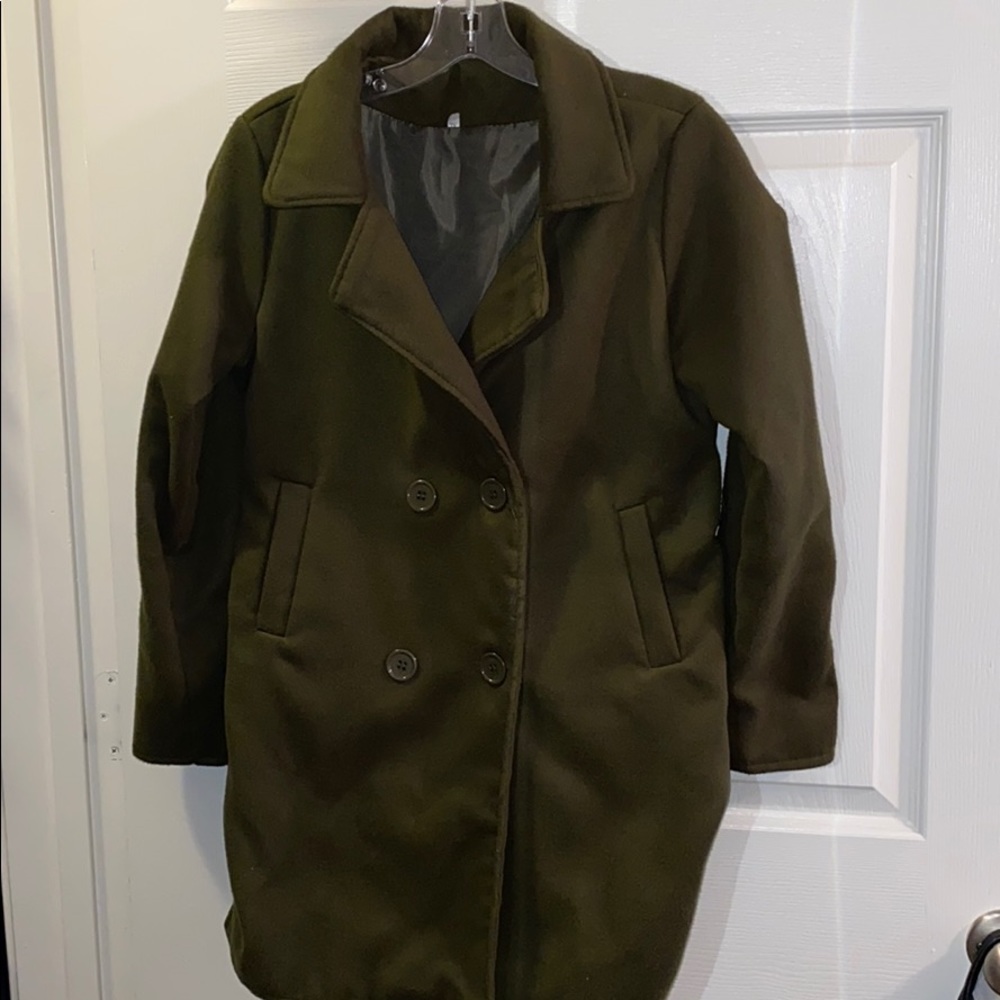 Hunter Green Peacoat